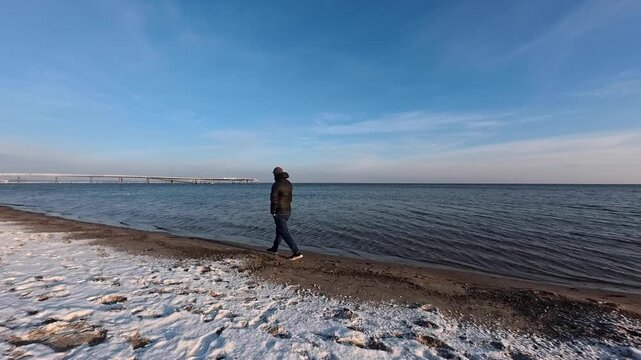 Winterspaziergang an der Ostsee
