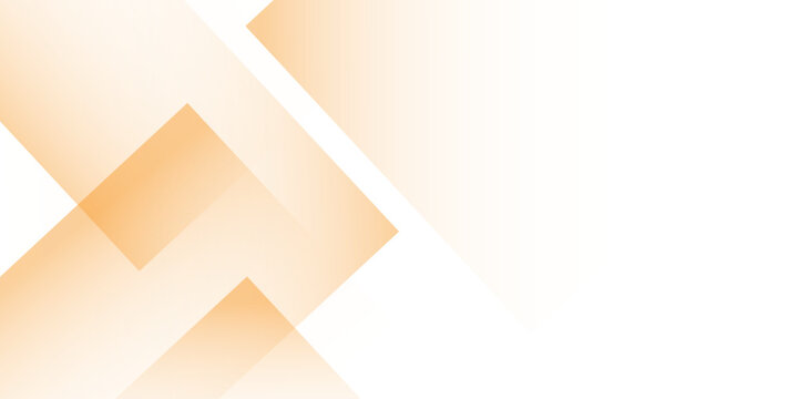 Simple withe background. flat withe gradation wavy geometric background. orange geometric triangle shapes. creative minimalist and various modern geometric shapes for background perfect for wallpaper