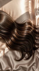 Shiny Healthy Hair on Luxury Mulberry Silk Pillowcase for Hair Care