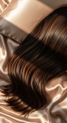 Shiny Healthy Hair on Luxury Mulberry Silk Pillowcase for Hair Care