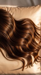 Shiny Healthy Hair on Luxury Mulberry Silk Pillowcase for Hair Care