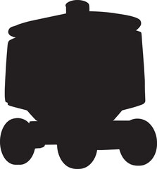 Train wagon silhouette