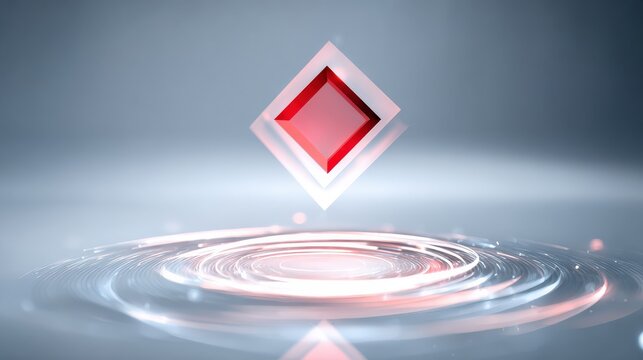 3D Red Dot Motion Graphic
