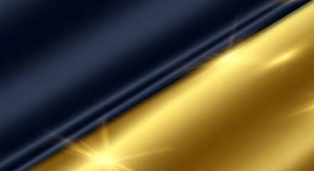 Elegant dark blue and gold diagonal gradient background for premium corporate branding and luxury industrial product showcase designs