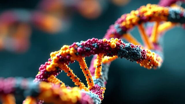 image of a DNA model