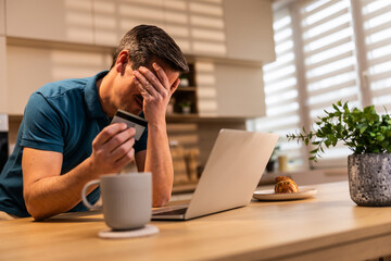 Man Is stressing Because he Spent All Money On Card