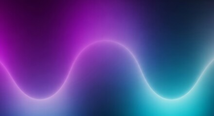 Abstract blue and purple wavy background with fluid light effects for futuristic technology and creative digital art project designs