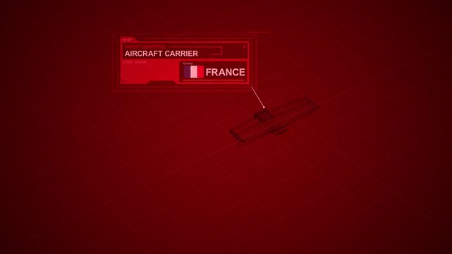  An French Aircraft Carrier is identified on Military Radar