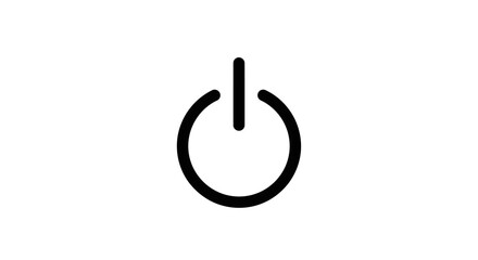 Power Button Icon: Modern Symbol for On/Off Function