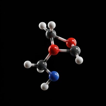 A detailed molecular structure representation of chromic acid, showing the central chromium atom bonded to oxygen and hydrogen atoms, solvent, industrial, atom