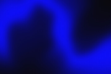 Vibrant blue gradient background with dark shadows