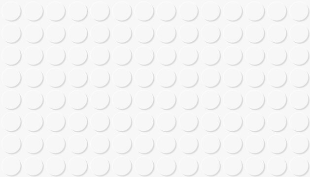 Abstract white background with bubble wrap pattern.