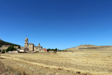 Iglesia de San Juan tower in Castrojeriz in July 2024