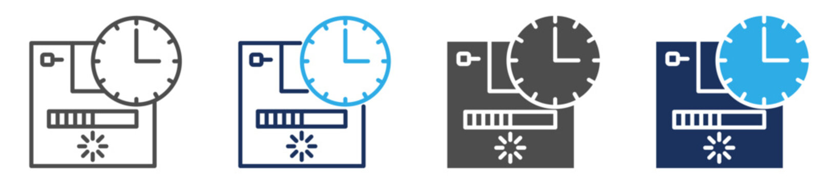 lead times icon sheet multi concept