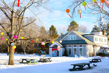 Visitors Center of Lexington, Massachusetts on February 19, 2026