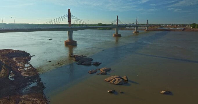 Aerial view of northeastern Thailand with central Laos, this new Mekong bridge creates fresh opportunities for tourism expansion. The route connects travelers to scenic landscapes, cultural