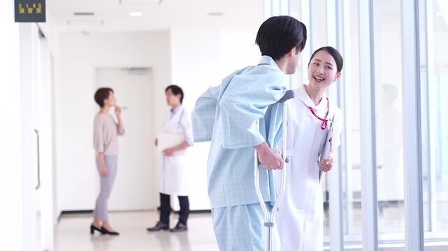 患者と看護師