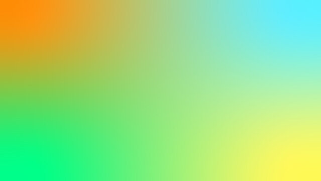 Abstract gradient background with shades of orange yellow and green