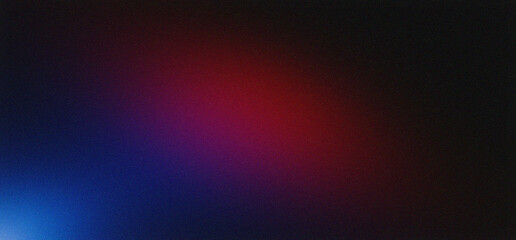 Fototapeta premium Abstract dark background with red and blue light leaks, cinematic lens flare effect on black surface, moody atmospheric gradient for technology and gaming overlays