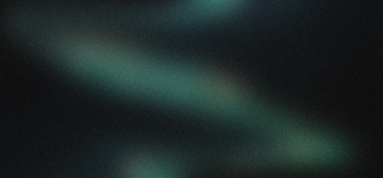 Abstract dark background with soft teal light leaks and subtle grain texture, creating a mysterious and atmospheric visual effect.