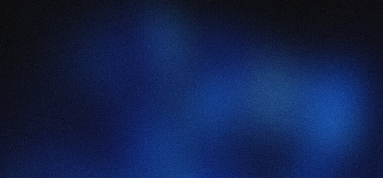 Abstract dark blue gradient background with soft light leaks and subtle grain texture, creating a smooth and atmospheric visual effect.
