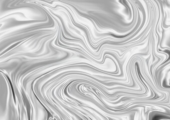 光沢のあるモノクロのマーブル模様の背景素材