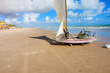 jangada na areia © su_afotógrafa