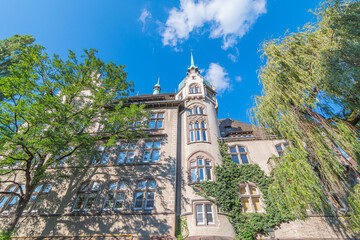 Obraz premium Lycée international des Pontonniers à Strasbourg en Alsace.
