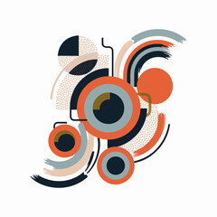 Fototapeta premium abstract music background with speakers