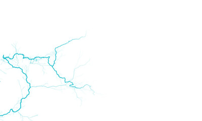 Cyan rectangle isolated on a transparent background 2