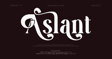 Introducing Aslant Wine Logo Design