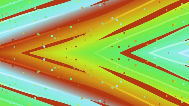 Abstract Gradient Chevron Background with Sparkles - Vibrant Colors.