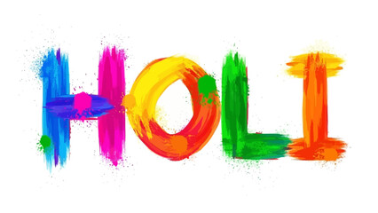 Vibrant Holi festival celebration with colorful powders and joyful atmosphere, people, culture, festival, happiness