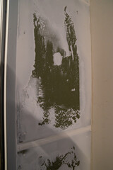 Wall Repair with Peeling Paint and Spackle