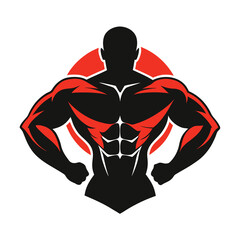 A simple illustration depicting a purple and white abstract geometric shape