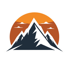 A minimalist composition featuring a purple and white abstract geometric shape