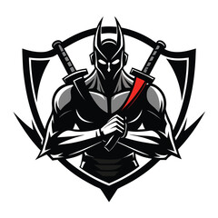 A simple predominantly white image featuring a purple abstract rounded shape