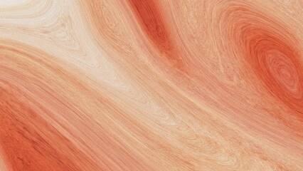Obraz premium Modern Autumn Abstract Background Featuring Warm Orange and Cream Liquid Marble Swirls with Elegant Fluid Texture and Organic Wavy Patterns