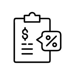 Fototapeta premium Taxes Icon