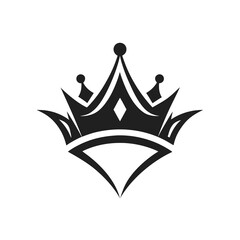 A minimalist image featuring a singular stylized purple tulip against a white background