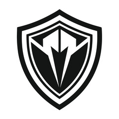 A minimalist image featuring a purple amorphous shape against a stark white background