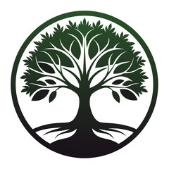 Obraz premium Vector Tree Logo 