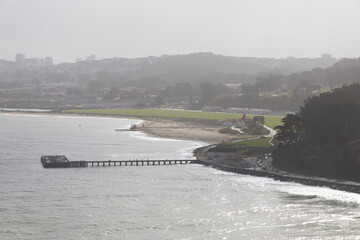 fog on the coast