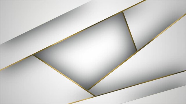 Minimalist gold line corner abstract background white texture design elegant luxury