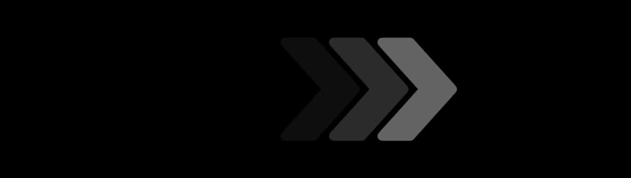 Minimalist Black Background with Gray Arrow for Transition or Directional Symbol gray arrows minimalist transition symbol