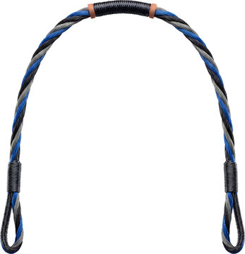 Dacron bowstring with multi-color strands.