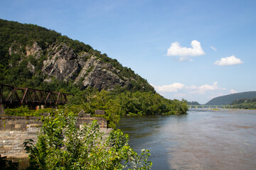 lake and mountains