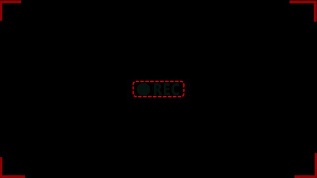 VHS tape playing with rec timer code and slp mark suitable  illustrating photography, videography, technology, devices concepts.