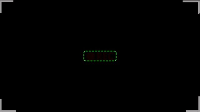VHS tape playing with rec timer code and slp mark suitable  illustrating photography, videography, technology, devices concepts.