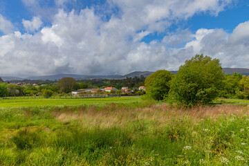 Fototapeta premium Small and typical Galician village